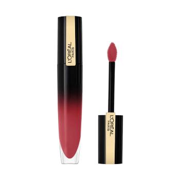 L'oréal  Signature Lacquered Liquid Lipstick - 302 Be Outstandin  Líčenie obočia Ružová