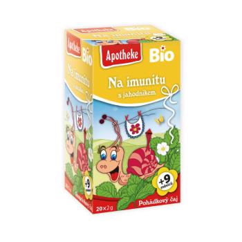 !X! Čaj dětský Na imunitu s jahodníkem 20 sáčků 40 g BIO   MEDIATE