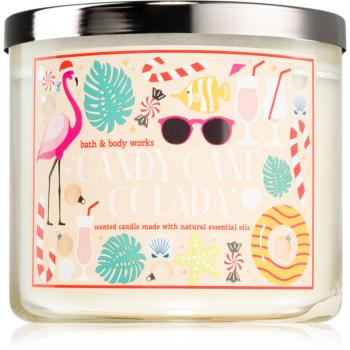 Bath & Body Works Candy Cane Colada vonná sviečka 411 g