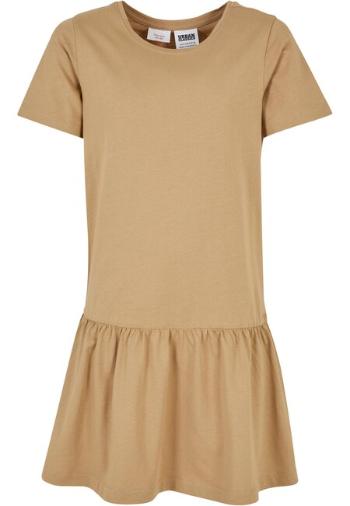 Urban Classics Girls Valance Tee Dress unionbeige - 158/164