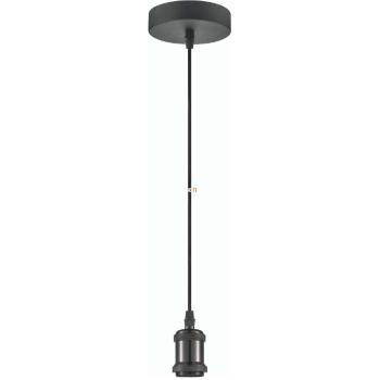 Globo A31 Oliver függesztett lámpa, fekete, 1xE27 foglalattal
