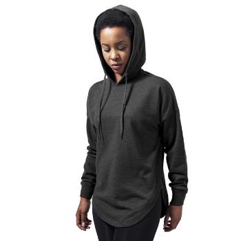 Pulóver Urban Classics Ladies Oversized Terry Hoody charcoal