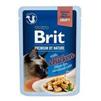 Brit Premium Cat D Filé Gravy Chick Sterilizované 85g