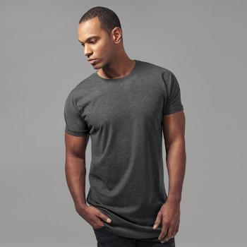 Urban Classics Long Shaped Turnup Tee charcoal - L