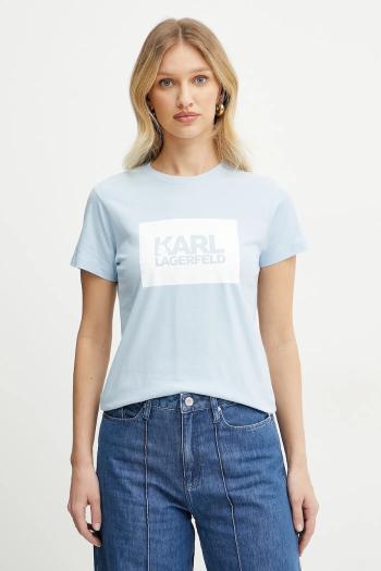 Bavlnené tričko Karl Lagerfeld dámske, ASW17010