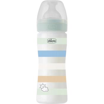 Chicco Well-being Colors dojčenská fľaša Boy 2 m+ 250 ml