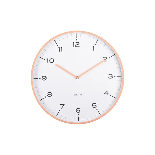 Karlsson 6011OR dizajnové nástenné hodinyoranžová, pr. 40 cm