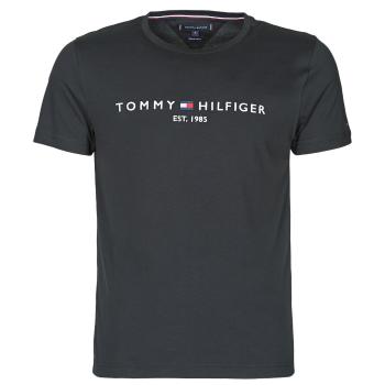 Tommy Hilfiger  CORE TOMMY LOGO  Tričká s krátkym rukávom Čierna