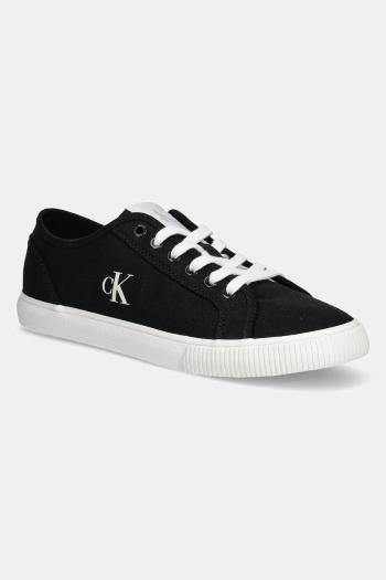 Tenisky Calvin Klein Jeans ESS VULC LOW MG CANVAS čierna farba, YM0YM01209
