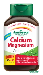 Jamieson Calcium Magnesium so Zinkom 200 tabliet