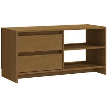 SHUMEE medovohnedý 80 × 31 × 39 cm masívne borové drevo (809897)