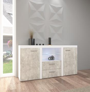ArtLemp Komoda SUMBA 2F2S | betón