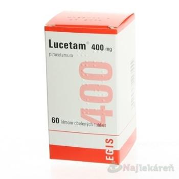 Lucetam 400 mg na funkciu mozgových buniek, 60ks