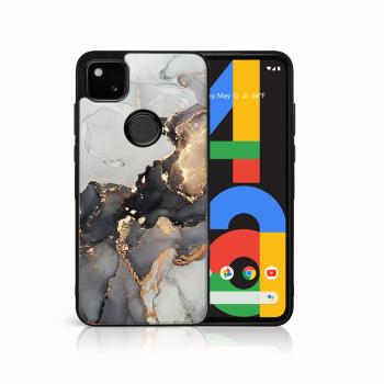 MY ART Silikónový kryt Google Pixel 4a GREY MARBLE (140)