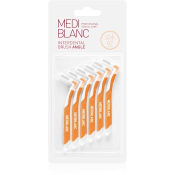 MEDIBLANC Interdental Pick-brush Angle medzizubná kefka 6 ks 0,7 mm Yellow 6 ks