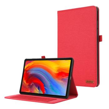 FABRIC Zaklápací kryt pre Lenovo Tab M11 červený