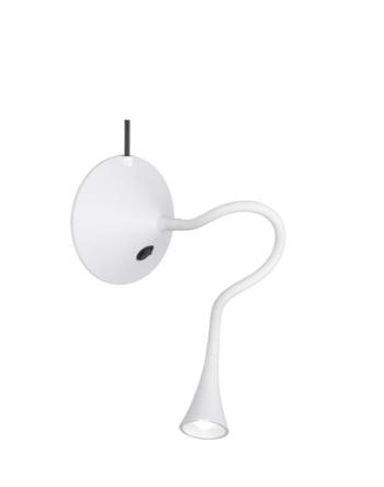 LED stolová lampa Reality Viper biela RER 52391101