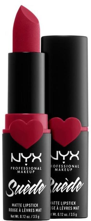 NYX PROFESSIONAL MAKEUP Suede Matte Lipstick matný rúž - Spicy 3.5 g