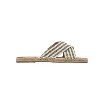 Paez  Sandals Crossed W - Lurex Ecru  Sandále Zlatá