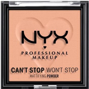 NYX PROFESSIONAL MAKEUP Can't Stop Won't Stop zmatňujúci púder - 13 Bright Peach 6 g