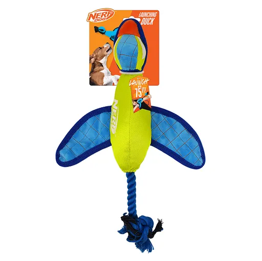 NERF DOG Hračka pre psov plyšová kačica s krídlami na hádzanie 42 cm
