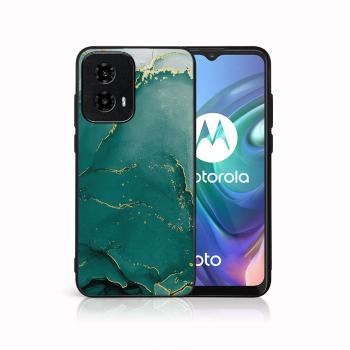 MY ART Ochranný kryt pre Motorola Moto G34 5G GREEN MARBLE (145)