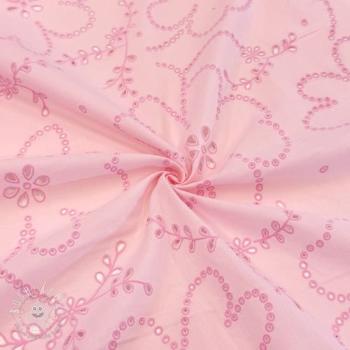 Bavlnená látka VOILE Puffy light pink
