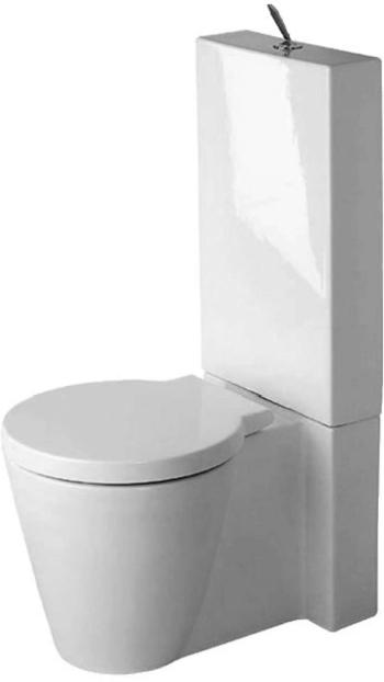 DURAVIT - Starck 1 Stojacia kombinačná misa, 415 mm x 385 mm x 640 mm, biely – misa 0233090064