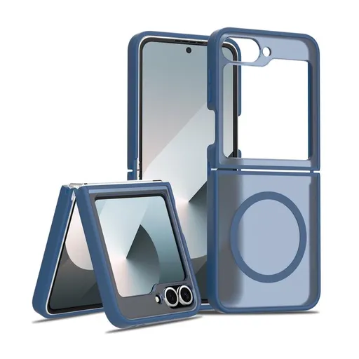 CANDY MAGSAFE Ochranný kryt pre Samsung Galaxy Z Flip7 FE 5G / Flip6 5G modrý