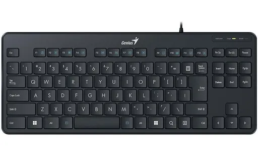 GENIUS klávesnica LuxeMate 110/ Drôtová/ USB/ čierna/ CZ+SK layout