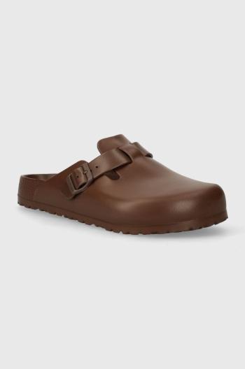 Šľapky Birkenstock Boston EVA pánske, hnedá farba, 1027386