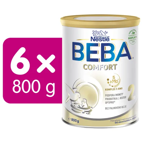 BEBA COMFORT 2 (od 6. mes.) - Balenie 6 ks à 800g