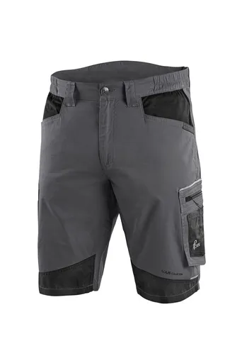 Canis (CXS) Pánske pracovné šortky CXS SOLIS FLEX - Šedá / čierna | 54