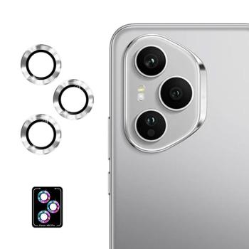 ENKAY ALU Sklo pre fotoaparát Honor 400 Pro 5G SILVER