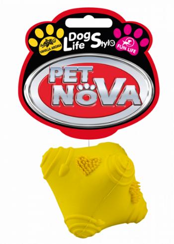 Pet Nova Crazzy Ball žltá 5 cm