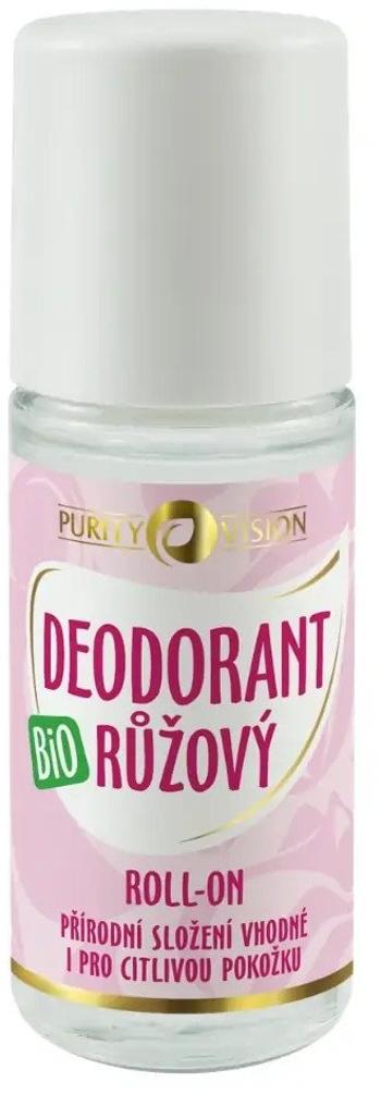 PURITY VISION BIO Ružový dezodorant roll-on 50 ml