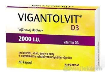 Merck Vigantolvit D3 2000 IU 60 kapsúl