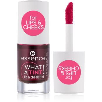 Essence WHAT A TINT! tekutá lícenka a lesk na pery 4,9 ml