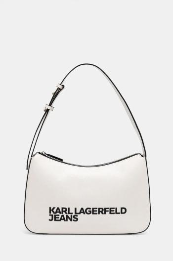 Kabelka Karl Lagerfeld Jeans biela farba, 246J3053