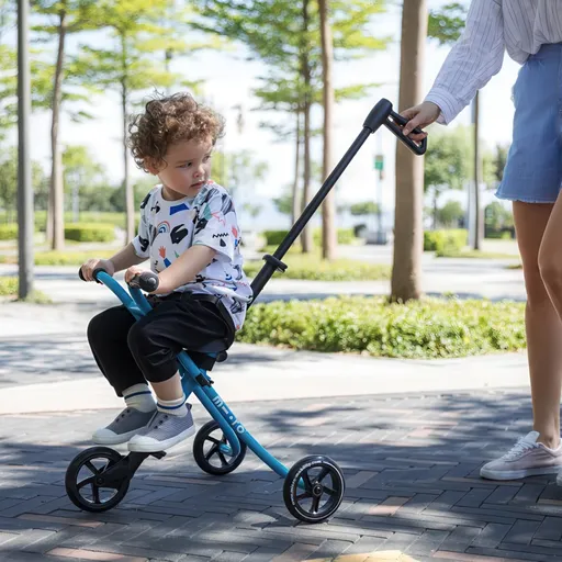 Weltbild Dětská tříkolka Micro Trike Deluxe XL, modrá