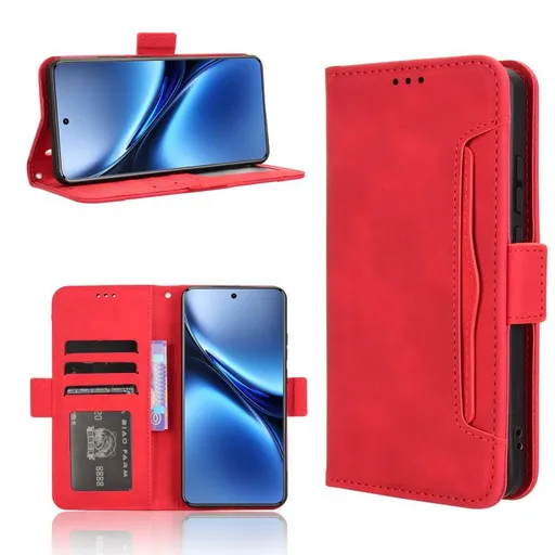 SLOT Peňaženkový obal pre Vivo X200 Pro 5G červený