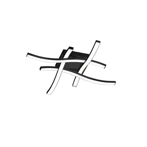 Reality Route led stropné osvetlenie čierna rer 62474132 RER62474132