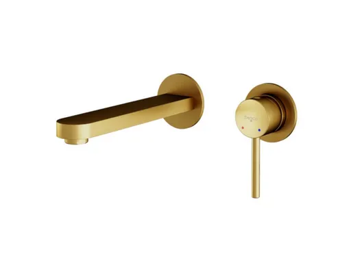 BESCO - Podomietková umývadlová batéria DECCO Zlatá brúsená BABUDSBZ