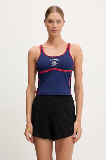 Tréningový top adidas Performance Heritage tmavomodrá farba, JG6156
