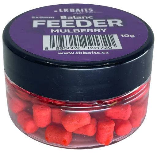 Lk baits balanc feeder 5x8 mm 10 g - mulberry
