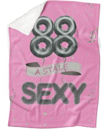 Deka Stále sexy – Ružová (vek: 88, Podšitie baránkom: ÁNO)