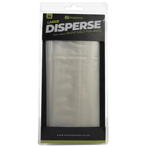 Ridgemonkey pva sáčik disperse pva bags 20 ks - large 85x150 mm