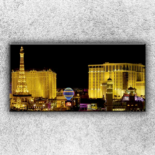 Foto na plátno Žiariacie mesto 1 100x50 cm