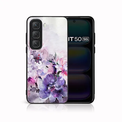 MY ART Ochranný kryt pre Infinix Hot 50 PEONIES (156)