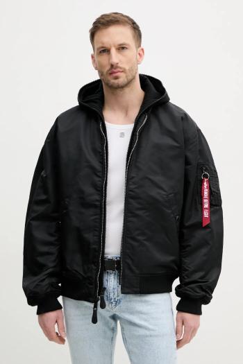 Bunda Alpha Industries MA-1 D-Tec Studio LW čierna farba, prechodná, 156143